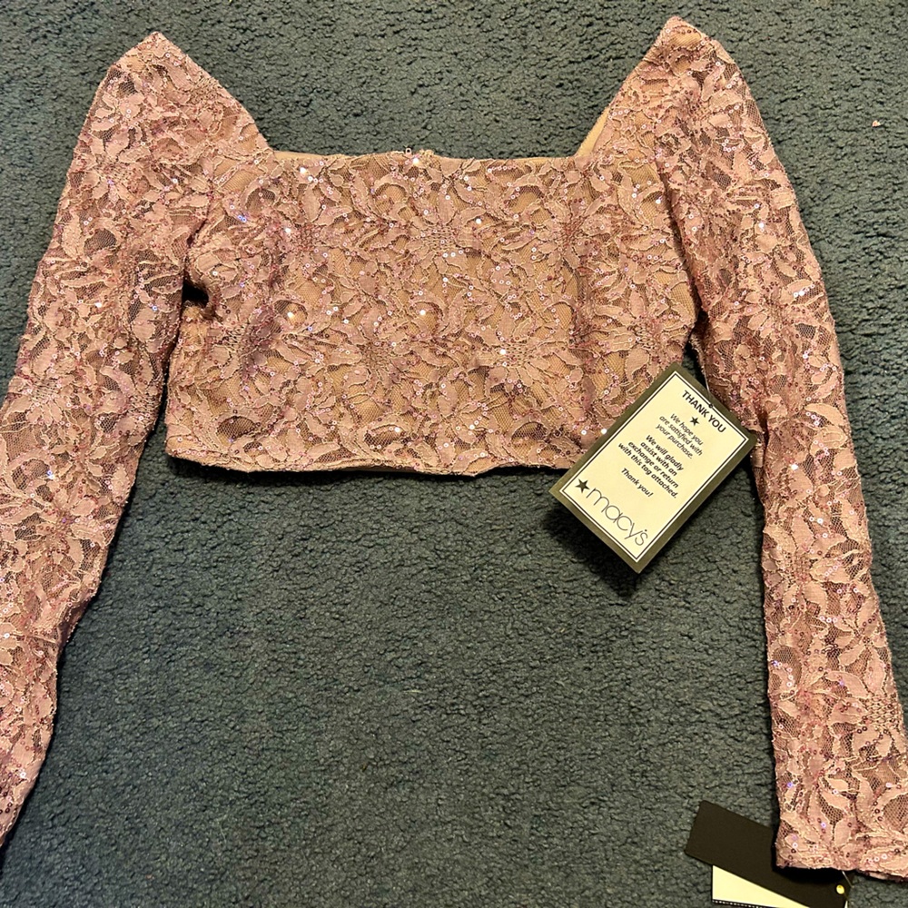 Juniors Sequence Party Top Size 11